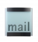 Design Briefkasten Edelstahl Glas Mail