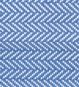 Outdoor Teppich Herringbone französisch blau 90 x 150 cm