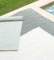 Outdoor Teppich Herringbone grau 180 x 274 cm
